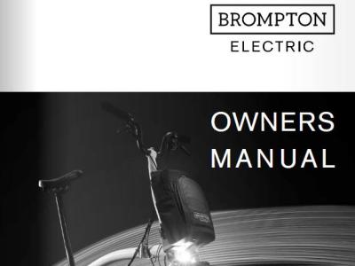 brompton electric user manual